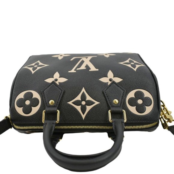 LOUIS VUITTON  Speedy 25 Bandouliere Monogram Empreinte Leather Crossbody Bag - Picture 5 of 13